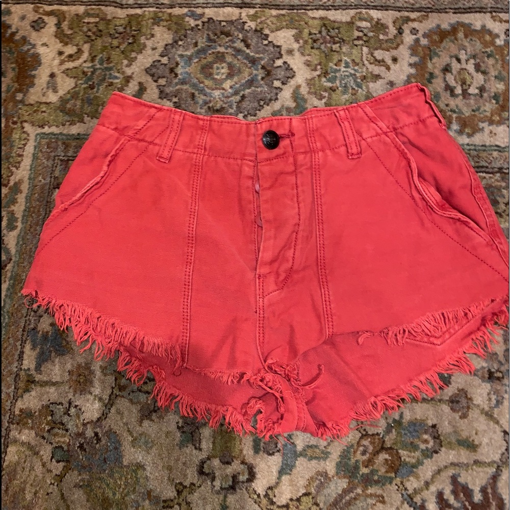 Free people jean shorts